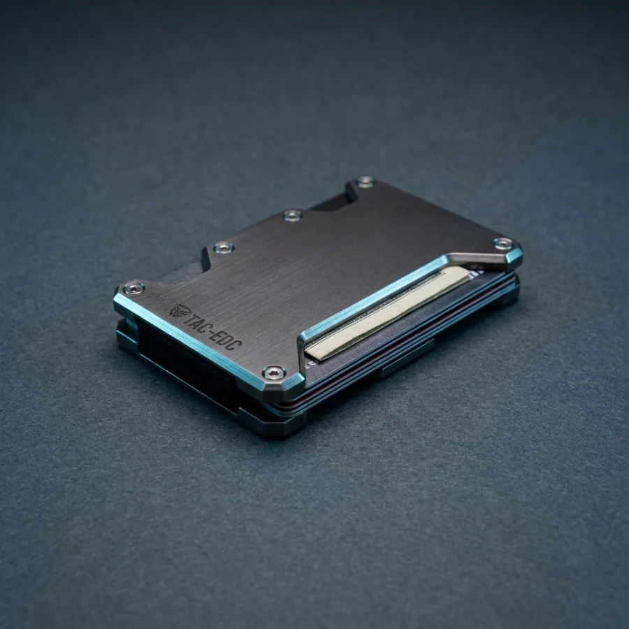 Carbon The Wallet, machined metal cardholder